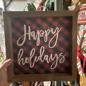 Happy Holidays Sign
